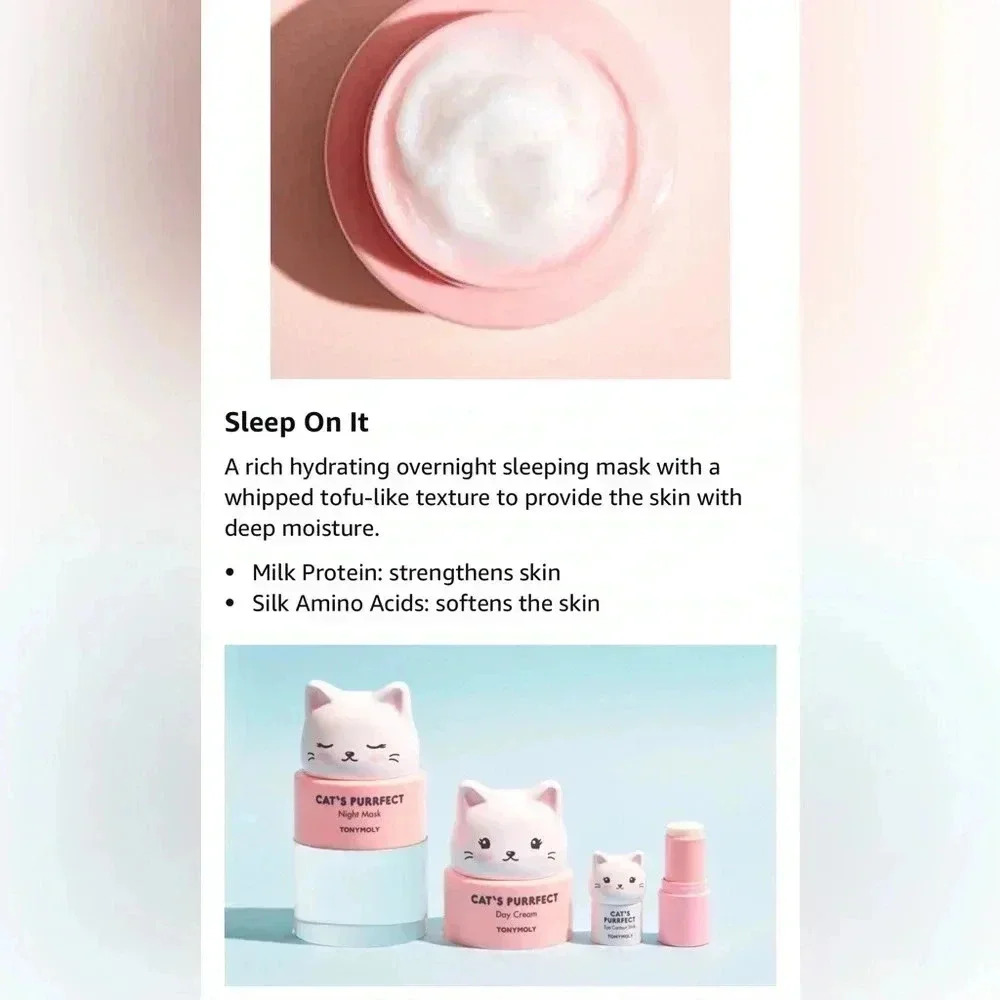 TonyMoly cat’s‎ Purrfect Night Mask - Picture 8 of 12